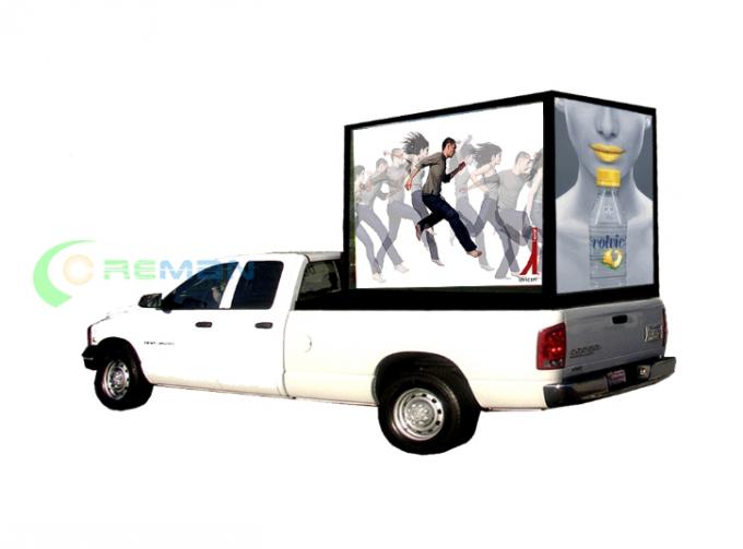 Big P6 Mobile Truck LED Display ,  LED TV Screen On Mobile 7000 Brightness 3535 2727 Lamp