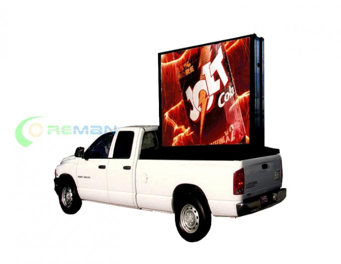 Big P6 Mobile Truck LED Display ,  LED TV Screen On Mobile 7000 Brightness 3535 2727 Lamp