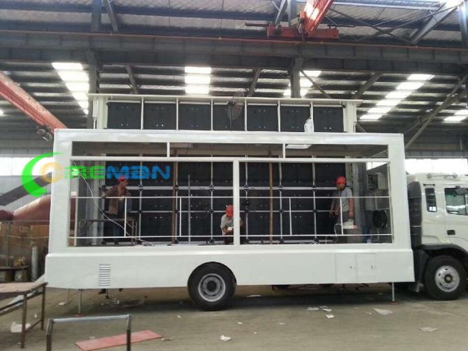 Big P6 Mobile Truck LED Display ,  LED TV Screen On Mobile 7000 Brightness 3535 2727 Lamp