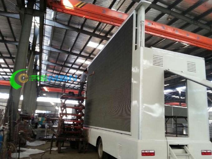 Big P6 Mobile Truck LED Display ,  LED TV Screen On Mobile 7000 Brightness 3535 2727 Lamp