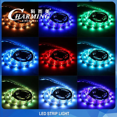 14W IP42 DC12V RGB LED Strip Light 10MM Width For Night Club