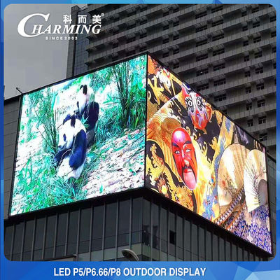Antiwear IP65 Outdoor Video Wall , LED Display Screen For Advertising Outdoor