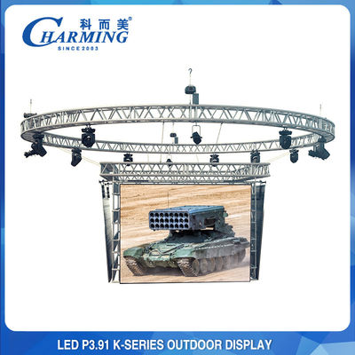 Concert P3.91 Outdoor LED Video Wall Display For Stage Show Rental 3840Hz