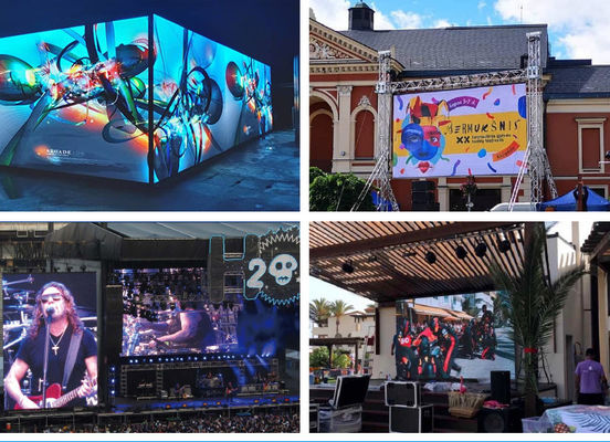 3C Rental LED Display IP65 3840 High Refresh For Outdoor Events Stage Concerts