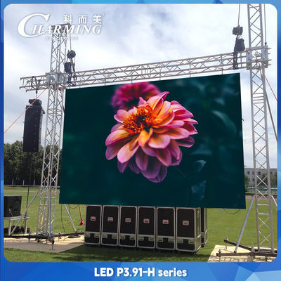 P3.91 Advertising Outdoor LED Video Wall Display 3840Hz 1/16 Scan