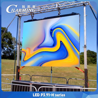 P3.91 Advertising Outdoor LED Video Wall Display 3840Hz 1/16 Scan