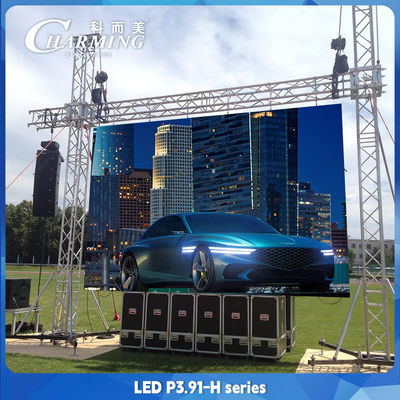 P3.91 Front Protect Magnesium Alloy Rental LED Screen For Stage Background