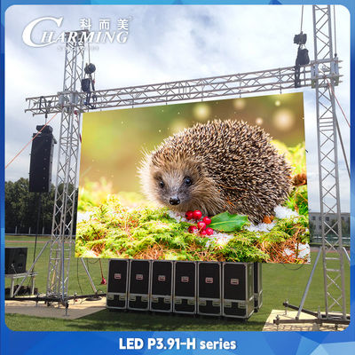16 Bit P3.91 Outdoor LED Screens Wall Ground Support Stand Back Frame