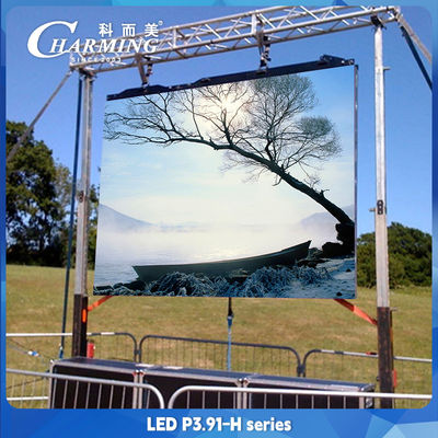 3.91mm Outdoor 500*500mm LED Video Wall Commercial Screen With 4k
