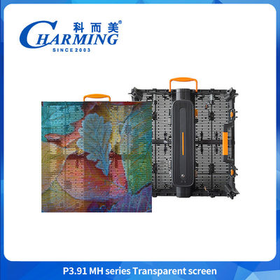 High Transparency P3.91 LED Video Wall Vivid Effect Transparent LED Display Outdoor Screen For Window Glass Ads