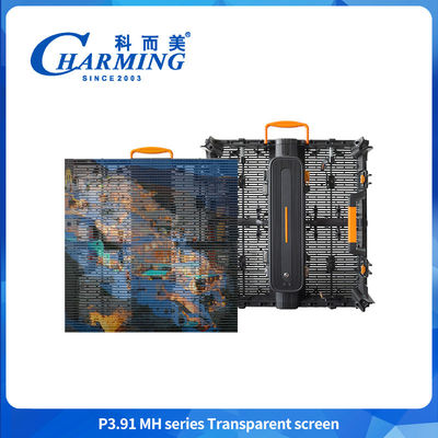 Lightweight P7.8 Outdoor Glass Wall LED Video Screen For Outdoor Advertising