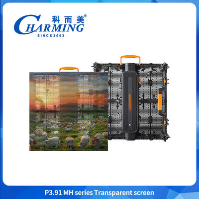 High Brightness Transparent LED Screen Display IP65 Waterproof LED Transparent Video Wall