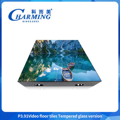 P3.9 LED Dance Floor Tiles High Resolution 500*500mm With Good Heat Dissipation