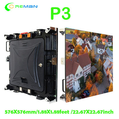 Full Color P3 SMD2121 1200CD/M2 Stage Led Display 500W/M2