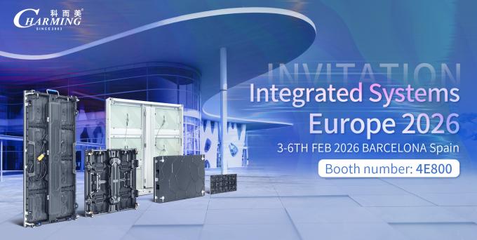 CHARMING to Showcase Advanced LED Display Systems at 2026 ISE Barcelona
