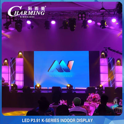 RGB Full Color Indoor Fixed LED Display P3.91 Ultrathin Light Weight