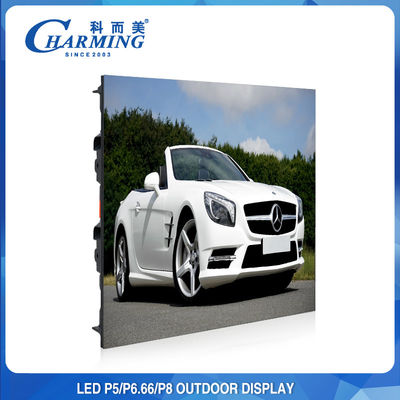SMD2525 P4 P5 P8 Outdoor Video Wall Displays 900W For Advertising