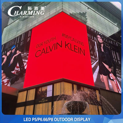SMD2525 P4 P5 P8 Outdoor Video Wall Displays 900W For Advertising