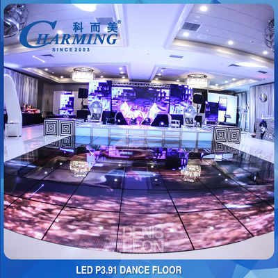 Waterproof IP65 LED Floor Tiles Screen Panel – RGB Full Color 3840Hz, Ideal for Weeding Dance Shows