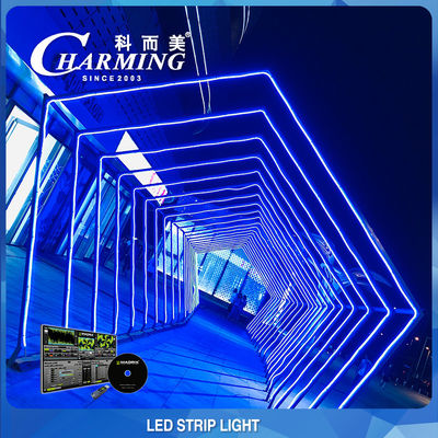 Indoor Full Color RGB LED Strip Light Flexible For Club Hotel