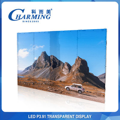 Waterproof Transparent LED Video Wall Display Outdoor Anti Collision P3.91