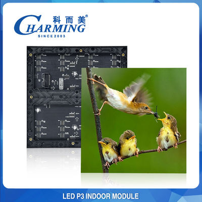 120° Viewing P3 Indoor LED Video Modules High Refresh 3840Hz Light Weight
