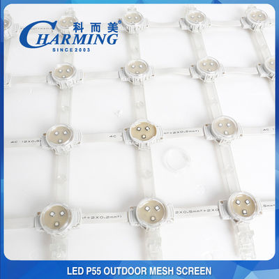 SMD3535 Windproof Net LED Panel , Multiscene Programmable LED Mesh