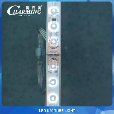 Cabling Design U20 LED Strip Light Waterproof For Outdoor Building Facade