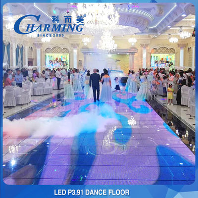 Full Color LED Dance Floor 65536 Dot/m2 Magnetic 3D for Nightclub