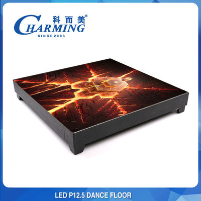 AC180-240V Disco Dance Floor , Pixel Pith P12MM Light Up Dance Floor Tiles