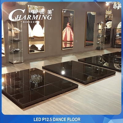 Temper GlassVideo LED Dance Floor Rental P12.5 Iron Material