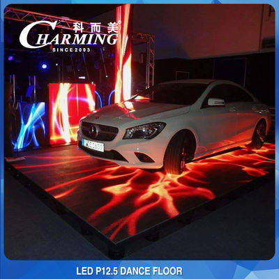 AC180-240V Disco Dance Floor , Pixel Pith P12MM Light Up Dance Floor Tiles