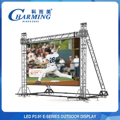 Rental LED Video Wall Display Ultra Thin Full Color Waterproof P3.91 3840Hz