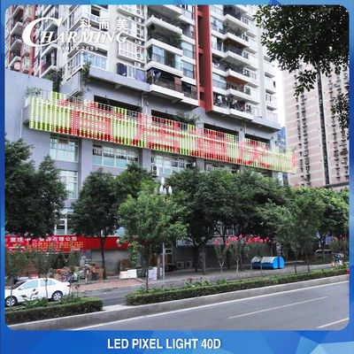 IP68 Waterproof House Facade Lighting , DC24V Full Color Pixel LED