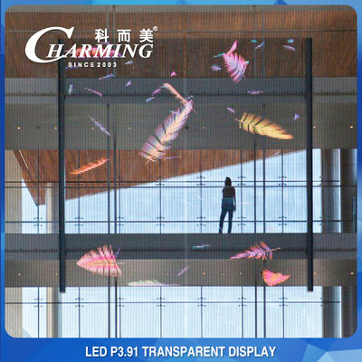 Ultrathin Crashproof Transparent LED Video Wall 256x64 Durable