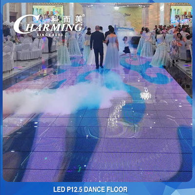 Temper Glass 40x40 LED Video Floor , Practical Interactive LED Dancefloor