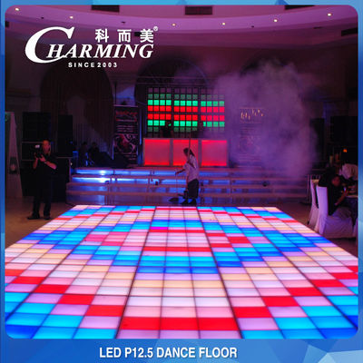 200W Light Up LED Dance Floor Rental P12.5 For Wedding Stage