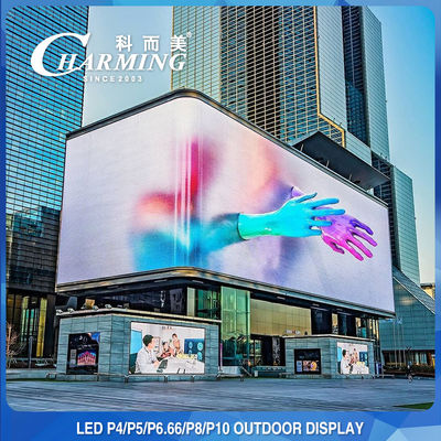 Antiwear 256x192 LED Billboard Advertising , IP65 Outdoor LED Video Display Board