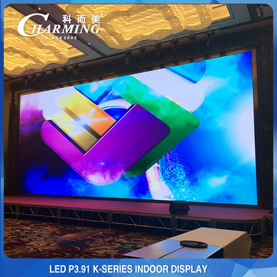 14-16 Bit Indoor LED Video Wall , P3.91 IP42 Indoor Rental LED Display