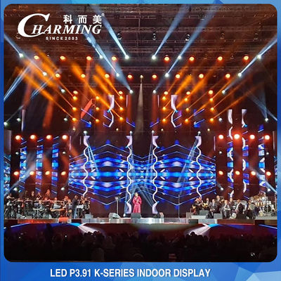 Stage Outdoor LED Video Wall Display RGB P3.91 256x128 Resolution