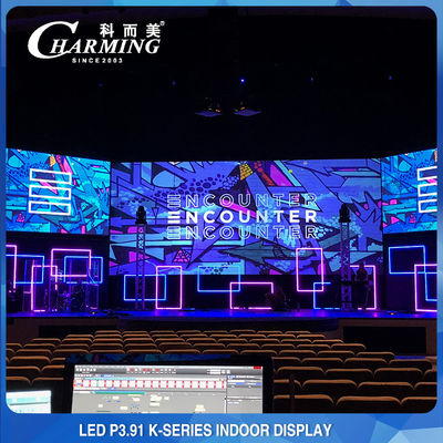 Ultrawide P3.91 Indoor Fixed LED Display 500x1000mm Lightweight