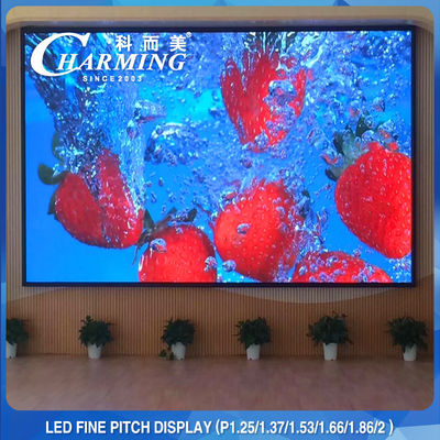 Durable IP42 Fine Pixel Pitch LED Display Screen For Meeting Room