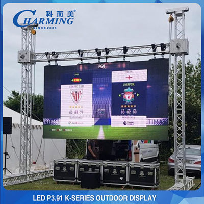 Concerts P3.91 Outdoor LED Wall Screen IP65 256x128 Curved Shape