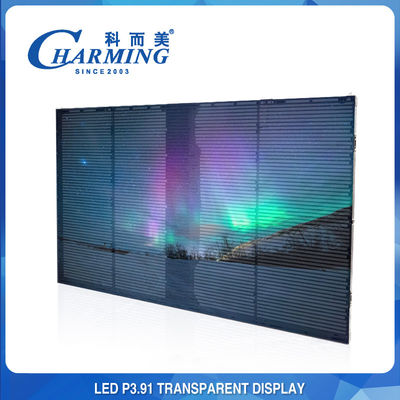 P3.91 Transparent LED Video Wall Dustproof Front IP65/Back IP42