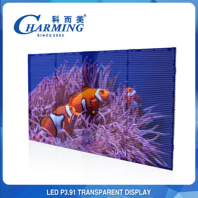 P3.91 Transparent LED Video Wall Dustproof Front IP65/Back IP42