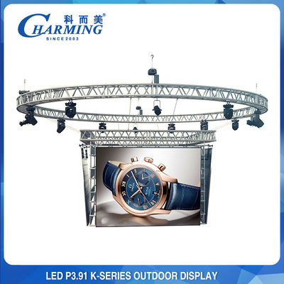 P2.98, P3.91 Indoor & Outdoor SMD Rental Led Video Wall Display For Stage Event