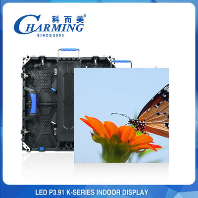 P3.91 K Series Indoor LED Display Arc Lock Design LED Rental Screen