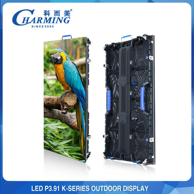 P3.91 Rental Indoor Full Color Giant LED Video Wall Display 500x1000mm