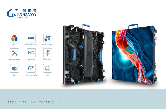 OUTDOOR LED DISPLAY CH RENTAL SERIES PATENTED TECHNOLOGY HIGH REFRESH RATE FASTER SETUP