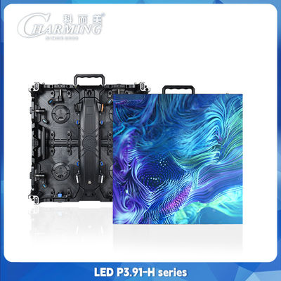 Outdoor P3.91 High Resolution LED Display Screen Panel  12Bit Front Maintenance